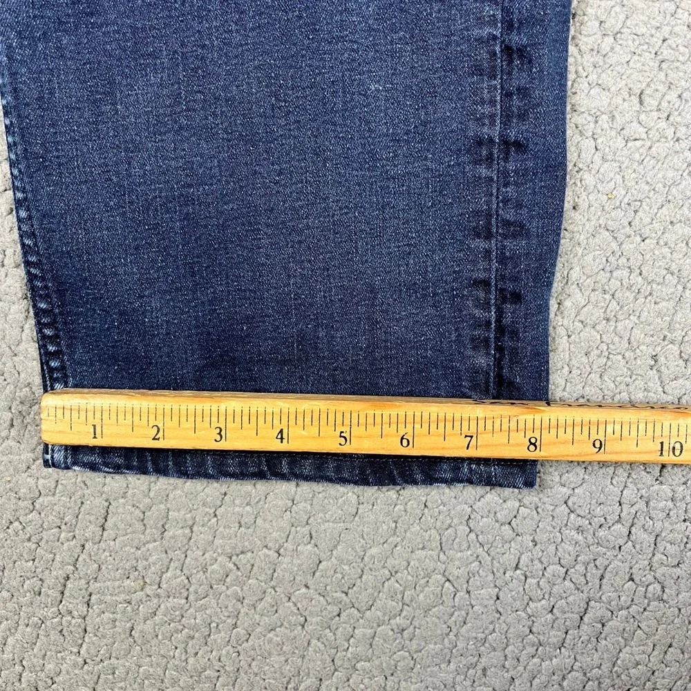 7 For All Mankind Mens Dark Wash Straight Leg Stretch Denim Jeans Size 38x27